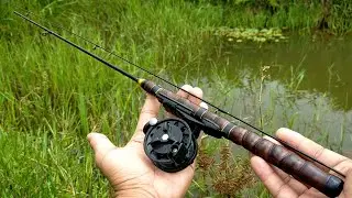 D.I.Y FISHING ROD || Membuat joran micro fishing  dari karbon sutet
