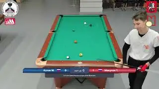 1R М. Котов - Т. Макулов. 3 tour Russia Open 10-ball 2024. Кубок России по пулу 10. 3 этап. Мужчины