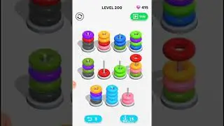 solve and solution color game hoop stack   level 200