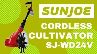 Sun Joe SJ WD24V ion 24 Volt Cordless Cultivator Tiller Weeder