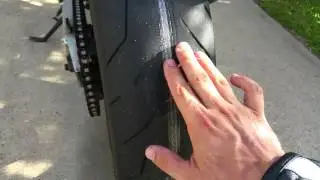 Hyosung GT650 chewed through the Battlax S20...nom nom nom
