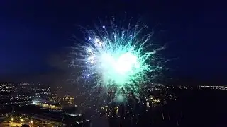 DJI Inspire-1 Nice View of the Craneway Pavilion Fireworks, Richmond, CA
