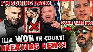 BREAKING! Ilia Topuria WON first LEGAL BATTLE w/ EX-WIFE + TARGETING RETURN! Dana White, Jon vs Alex