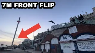 7M FRONTFLIP in BRIGHTON!!!