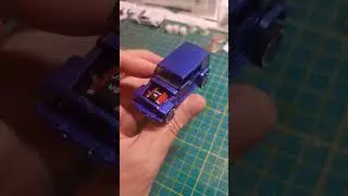 1/64 Jeep Wrangler Rubicon Custom 3d printed diecast #car #diy #custom