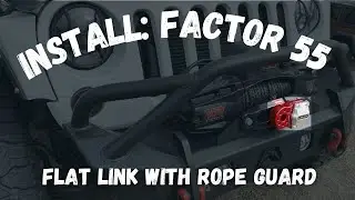 The Factor 55 Flatlink with Rope Guard is more than just winch BLING!