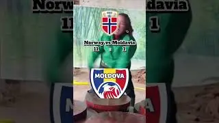 &bdquo;Norwegen zerst&ouml;rt Moldawien 11:1 🤯🔥 | WM-Quali Rekordsieg!&ldquo;#football #norway #halland