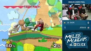 Le Don vs Jesus &mdash; Singles Losers Final &mdash; Melee Mondays at Click #75