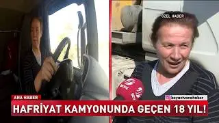 Diplomalı Tır Şof&ouml;r&uuml; Hatice Abla
