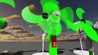 Super Wobbly Green Fan Completion, Green Fan Dancing - Kipas Angin Baling baling Viral