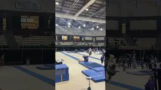 2nd place vault from Towson invitational #level10gymnast