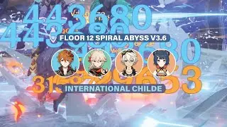 International Childe All Chambers - Floor 12 Spiral Abyss 3.6 (Genshin Impact)