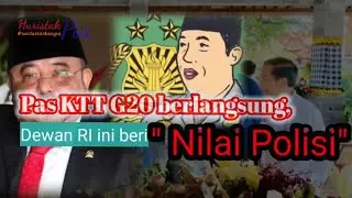 Acara KTT20, Polisi dibali dapat apresiasi dari DPR ? kok bisa yah !! @DPRRIOfficial @G20ORG