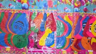 Most Satisfying ASMR Huge Printed Balloon Unwrapping Experience