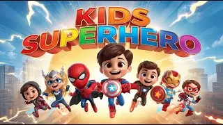 Kids Superhero Song  | Spider Powers, Thunder Heroes & Iron Suits! #nurseryrhymes #kidssongs #kids