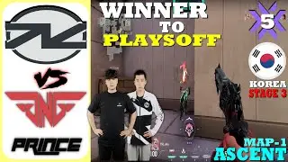 (KR) TNL ESPORTS VS GONGO PRINCE || MAP 1 ASCENT || VCT Stage 3: Korea - Challengers Finals GROUP B
