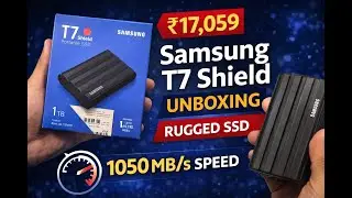 Samsung T7 Shield 1TB Review & Speed Test | Rugged Portable SSD (Hindi)