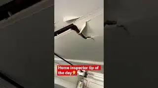 Home inspector tip of the day, always check above the garage door