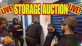 LIVE Storage Wars Auction In Cleveland OHIO With 8 Storage Units @2ndCentsIncAuctionsCleveland