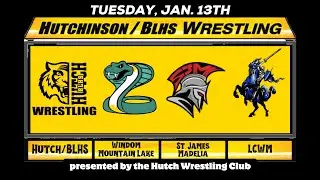 01/13/2026 Wrestling:  HUTCH/BLHS Quad vs LCWM, St. James, Windom