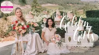 Sacramento Wedding Inspiration: Golden Girls {The Layout} from Winter/Spring 2018 Real Weddings