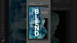 😉 Photoshop Trick | Смешивание текста | Урок по созданию коротких фотографий