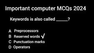 Top 100 Computer Fundamental MCQ | computer fundamental mcqs questions with answers