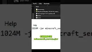 How To Create a Minecraft Server #shorts