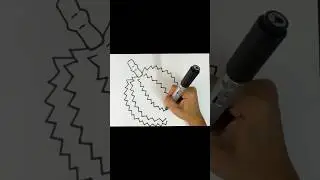 Draw Durian | Fruit | Easy funny drawings of cartoons