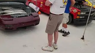 Bonneville salt flats 2021 going through tech inspection