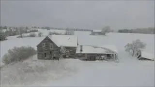 Drone Flight over New Brunswick Winter