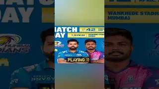 Tata ipl 2023 match no 42 playing 11#shorts#viral#tranding#live#highlights#cricket#sports#tataipl#mi