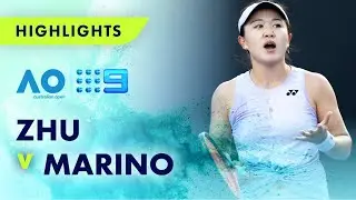 Match Highlights: Lin Zhu v Rebecca Marino - Australian Open 2023 | Wide World of Sports