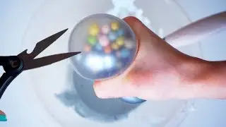 MAKING SLIME WITH BALLOONS!!POPPING SLIME INGREDIENTS OUT OF BALLOONS!SLIME BALLOON TUTORIAL ANITA