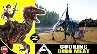ARK: Survival Evolved Gameplay #2 - Cooking Dodo Dinosaur Meat