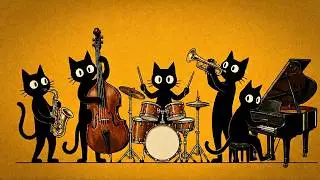 Black Cats Feel Good Jazz Groove: Uplifting Music to Boost Work