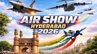 ✈️ Begumpet Air Show Hyderabad 2025 | Fighter Jets & Helicopter Stunts 🔥