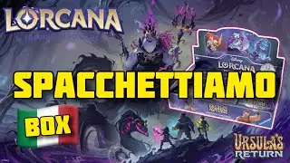 🇮🇹LORCANA - IL RITORNO DI URSULA - SPACCHETTIAMO IL BOX ITALIANO!! @Disney #lorcana #lorcanatcg