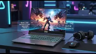 MSI Cyborg A15 AI Review | RTX 5060 Gaming Laptop That&rsquo;s Thin & Powerful 🔥