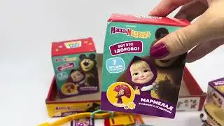 Маша и медведь в коробочках play me