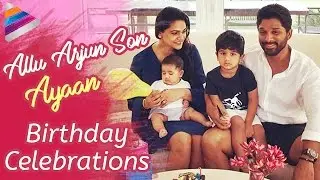 Allu Arjun Son Ayaan Birthday Celebrations in Goa | #HBDAlluAyaan | #AlluArjun | Telugu Filmnagar
