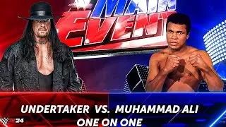 The Undertaker vs Muhammad Ali &ndash; The Deadman vs The Greatest | WWE 2K24 Full Match Highlights