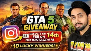 GTA 5 Giveaway 🎁 on 14 February | No Purchase Required
