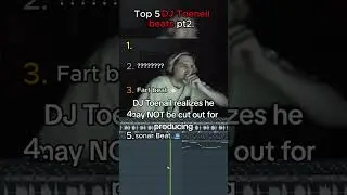 Top 5 dj toenail beats pt2 #shorts #xqc