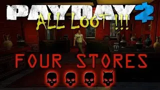 Payday 2 - Four Stores - DW (stealth/solo) All stores cleared