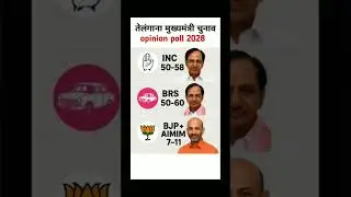 Telangana Assembly Elections 2028 Opinion Poll | Who Will Form the Government? | #news #breaking