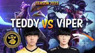LSB Teddy vs HLE Viper - Teddy KAI'SA vs Viper VAYNE ADC - Patch 13.13 KR Ranked