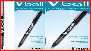 PILOT VBall Liquid Ink Rolling Ball Stick Pens, Extra Fine Point, Black Ink, 12-Pack (35200)