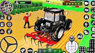 🤯🔥ट्रैक्टर के खेत जोता । tractor and cultivator with music system #game 