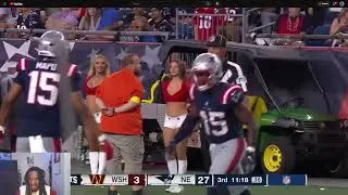 Ceddy Reacts to Commanders vs. Patriots- Guys are season is over already